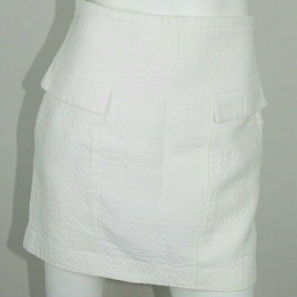 fendi white skirt